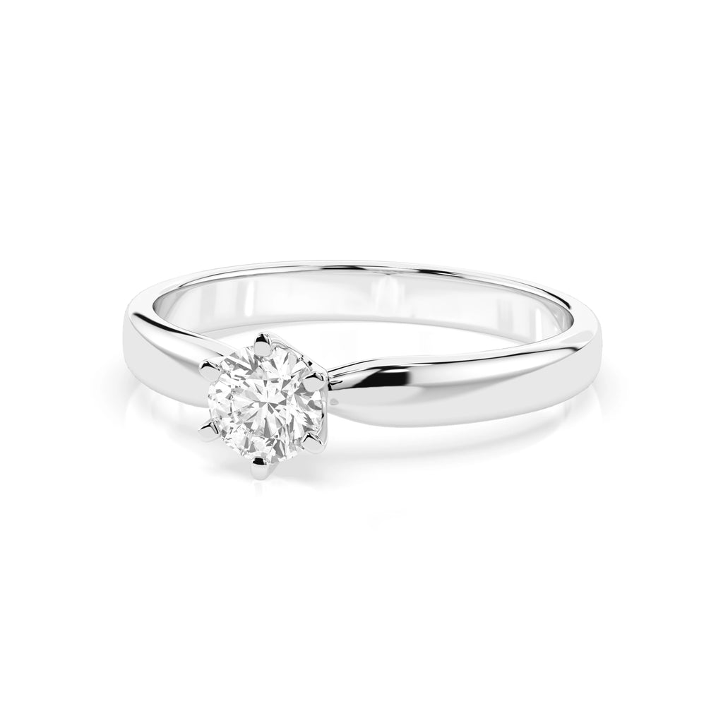 Solitaire Ring (Round), 0.25 ct — 101-10040(4.0)