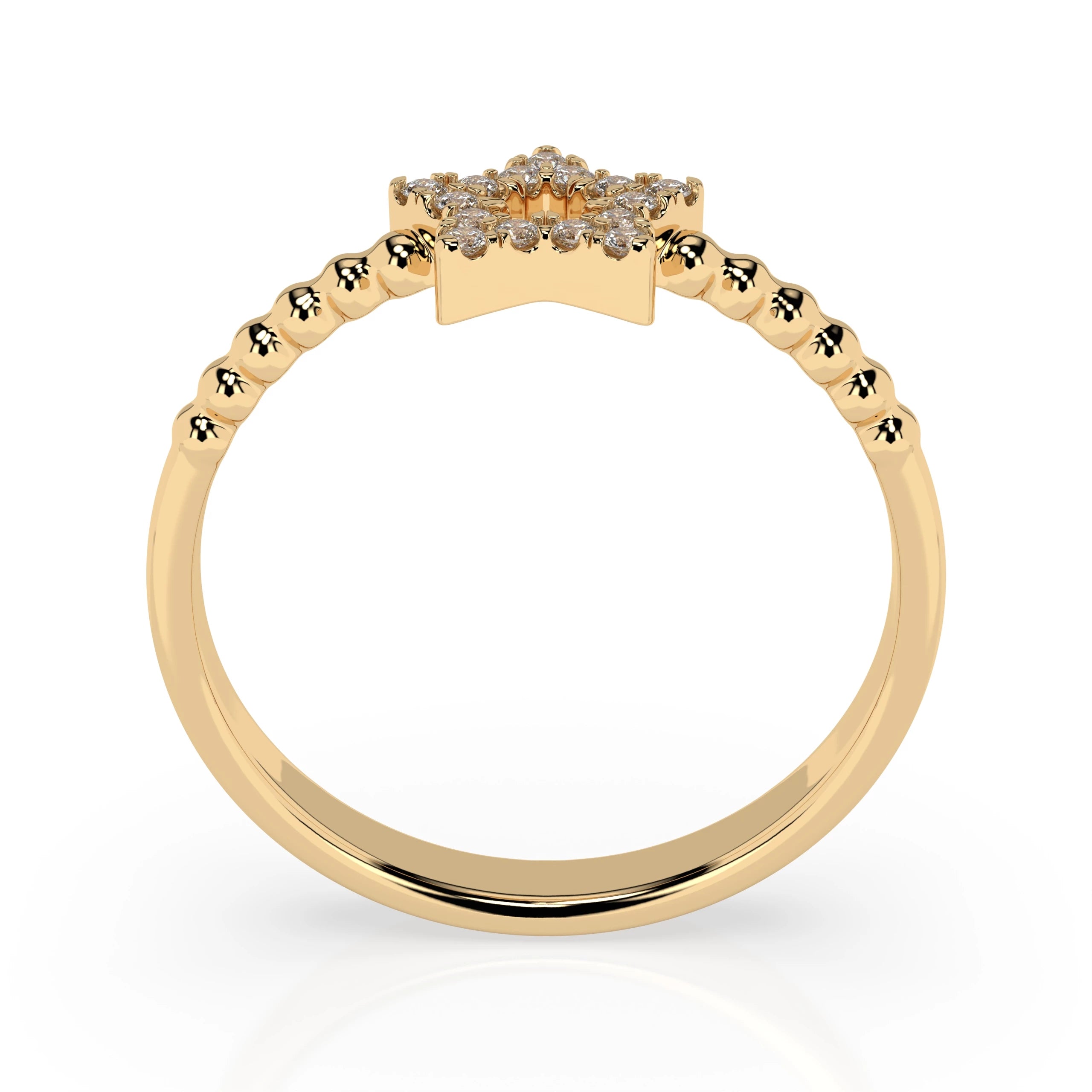 Minimalism Ring (Round), 0.09 ct — 101-10054