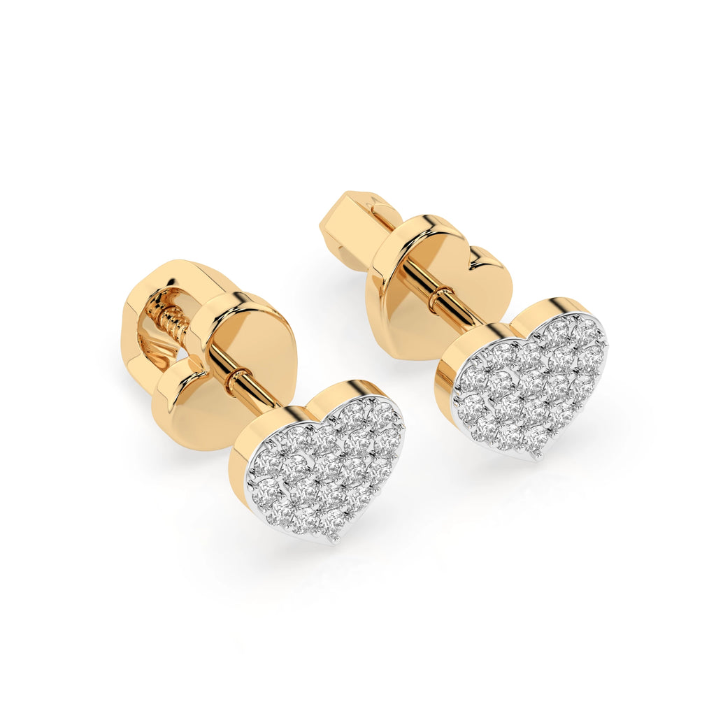 Illusion Earring (Round), 0.18 ct — 102-10097