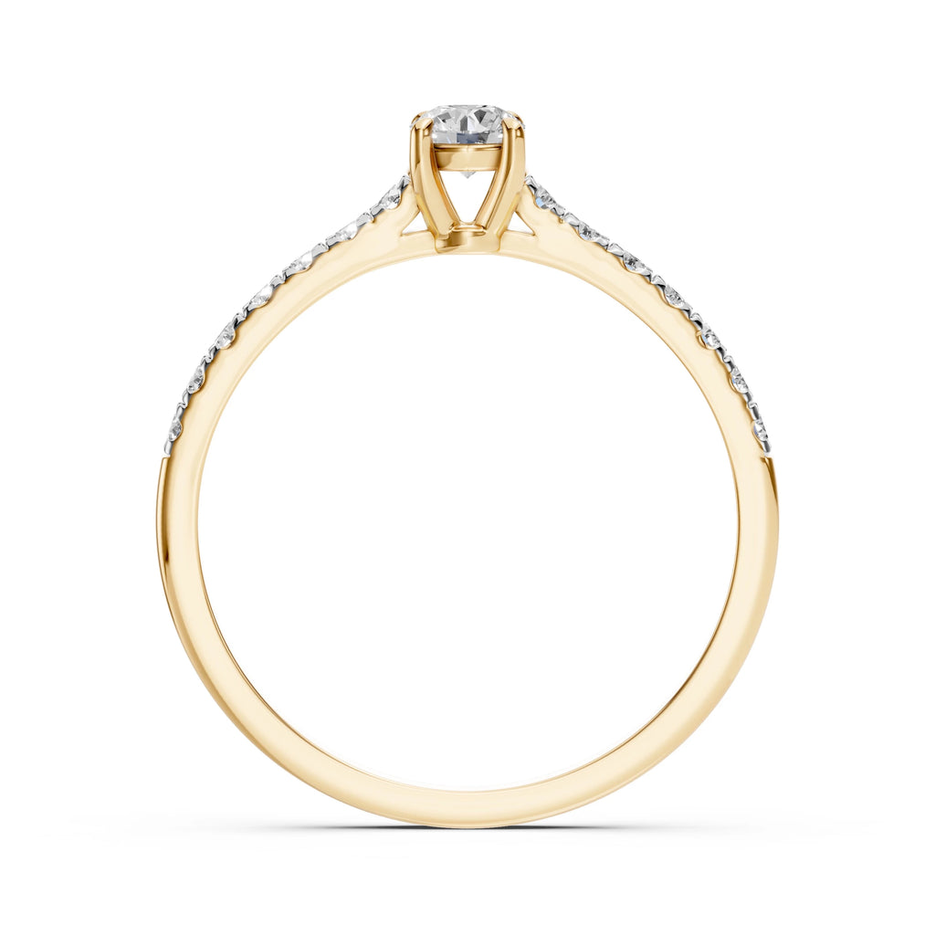 Solitaire Eternity Ring (Round), 0.2 ct — 101-10094(3.7)