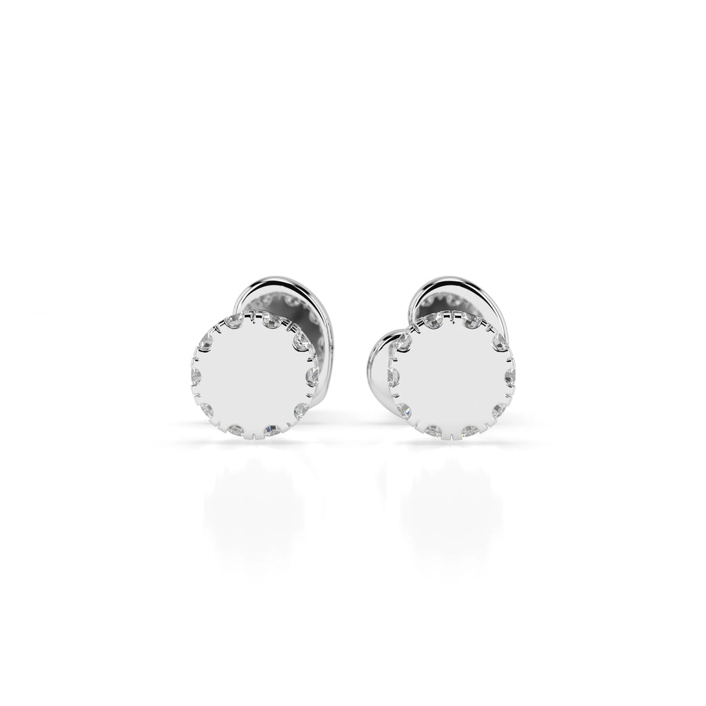Minimalism Earring (Round), 0.1 ct — 102-10029