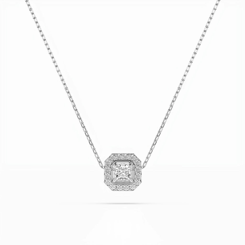 Solitaire Eternity Necklace (Princess), 0.17 ct — 104-10045(3.0)PR