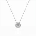 Illusion Necklace (Round), 0.08 ct — 104-10038