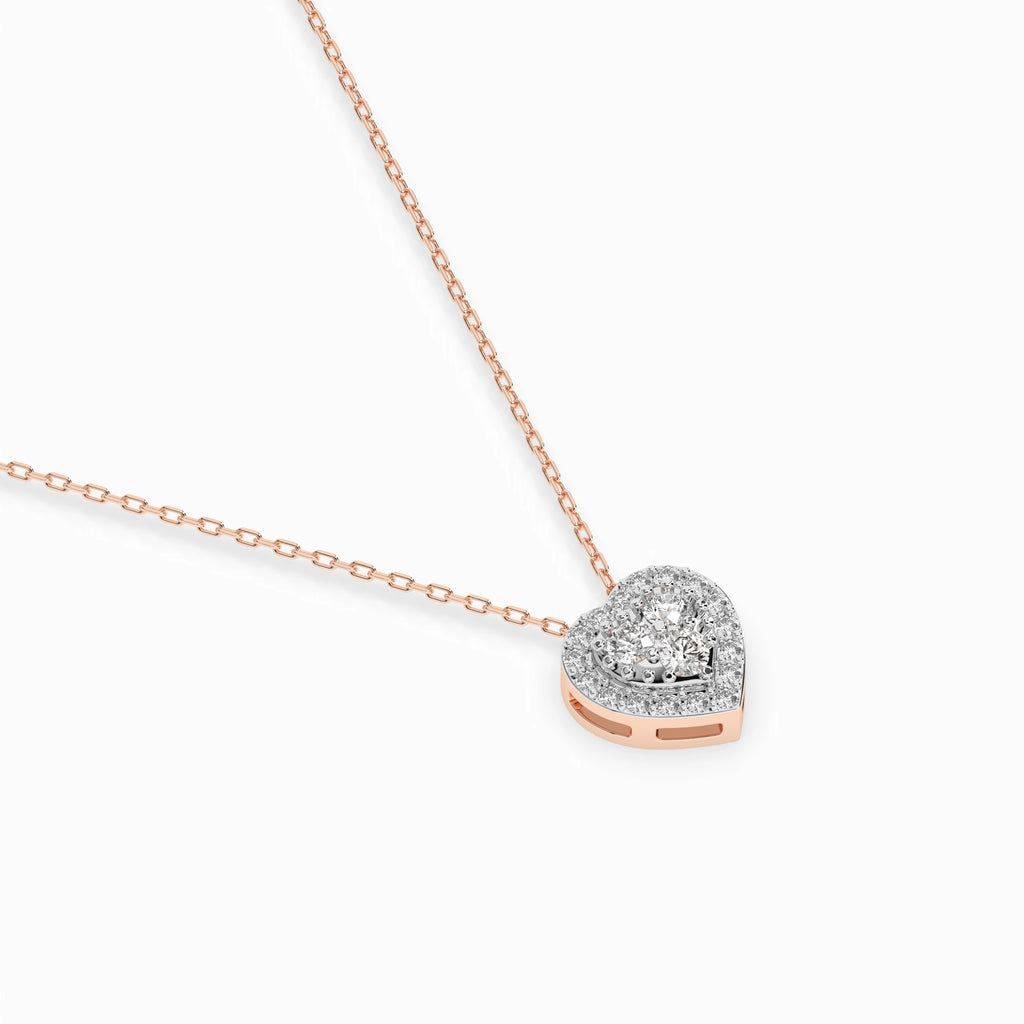 Illusion Necklace (Round), 0.08 ct — 104-10062