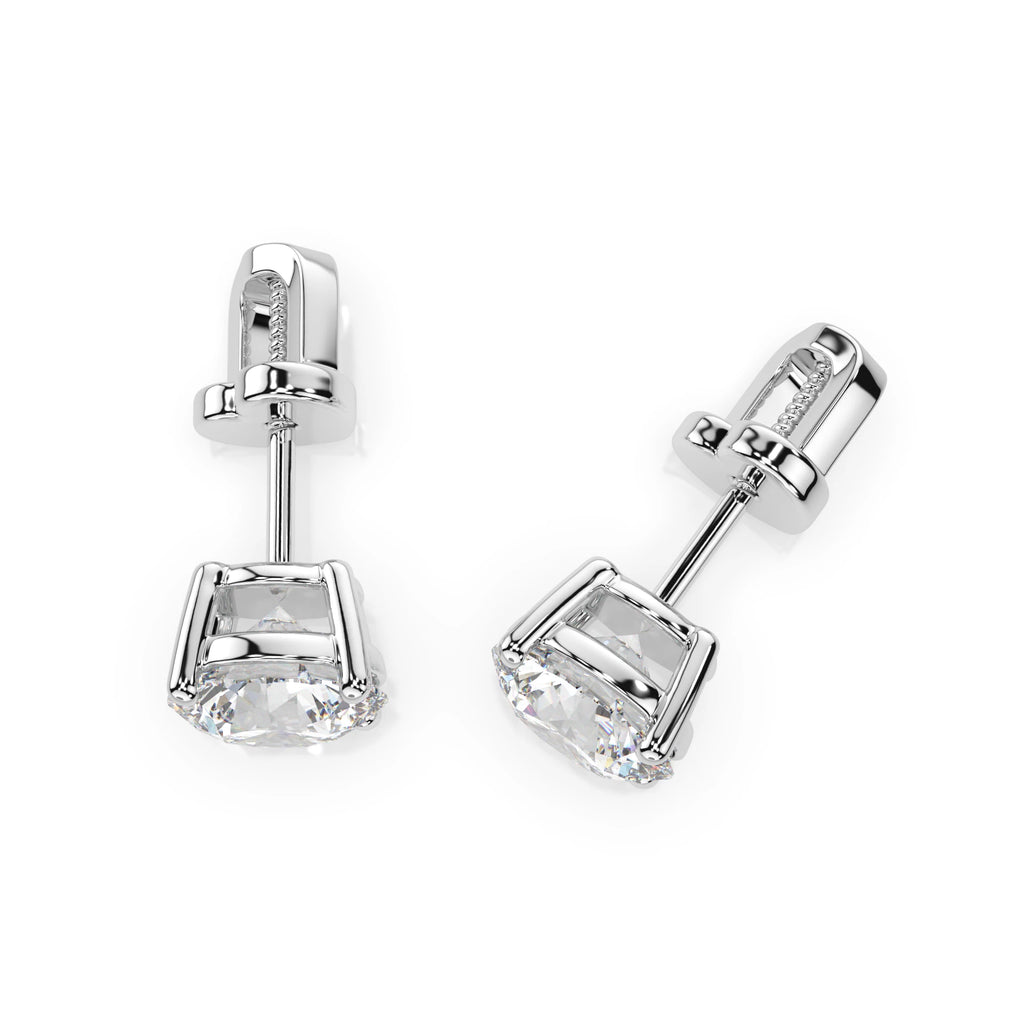 Solitaire Butterfly Earring (Round), 2.0 ct — 102-10012/1(6.5)