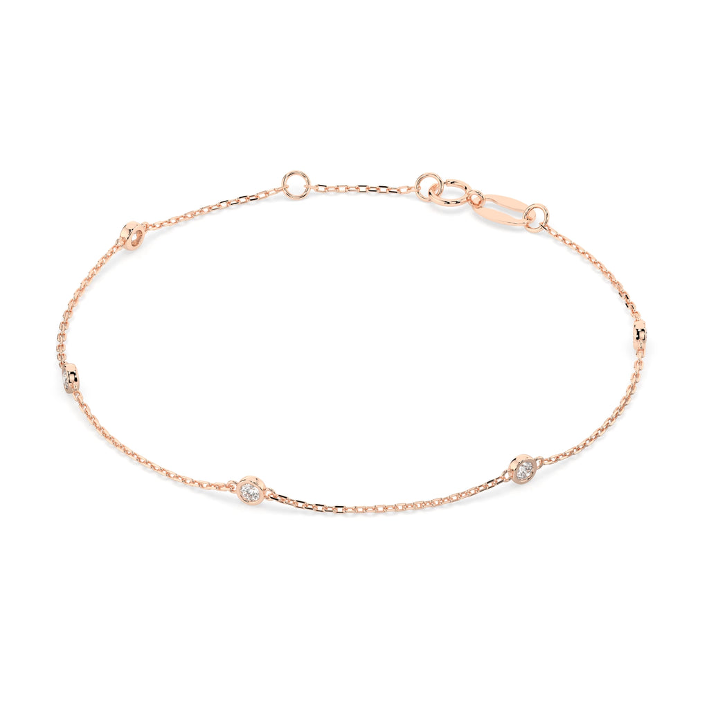 Minimalism Bracelet (Round), 0.14 ct — 105-10008/5(1.9)