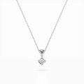 Solitaire Necklace (Round), 0.08 ct — 104-10014(2.7)
