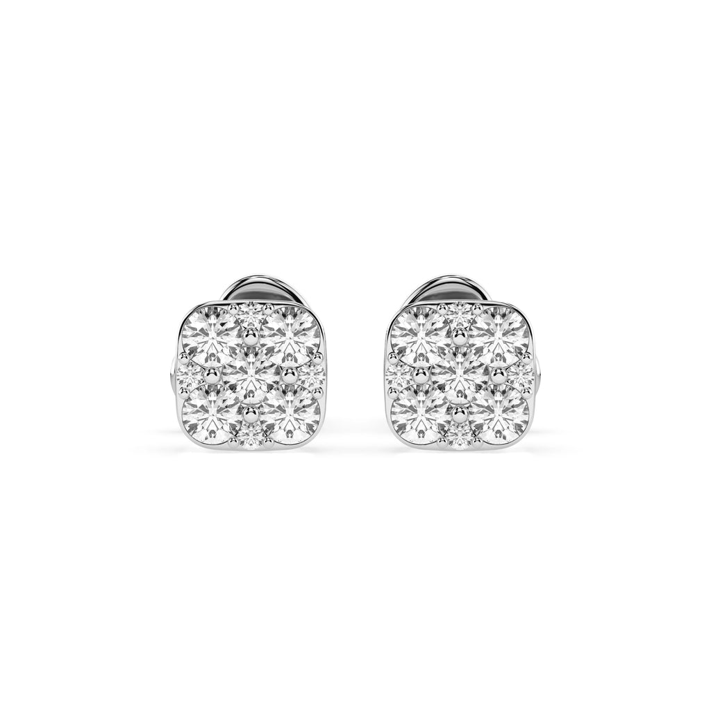 Illusion Earring (Round), 0.06 ct — 102-10107