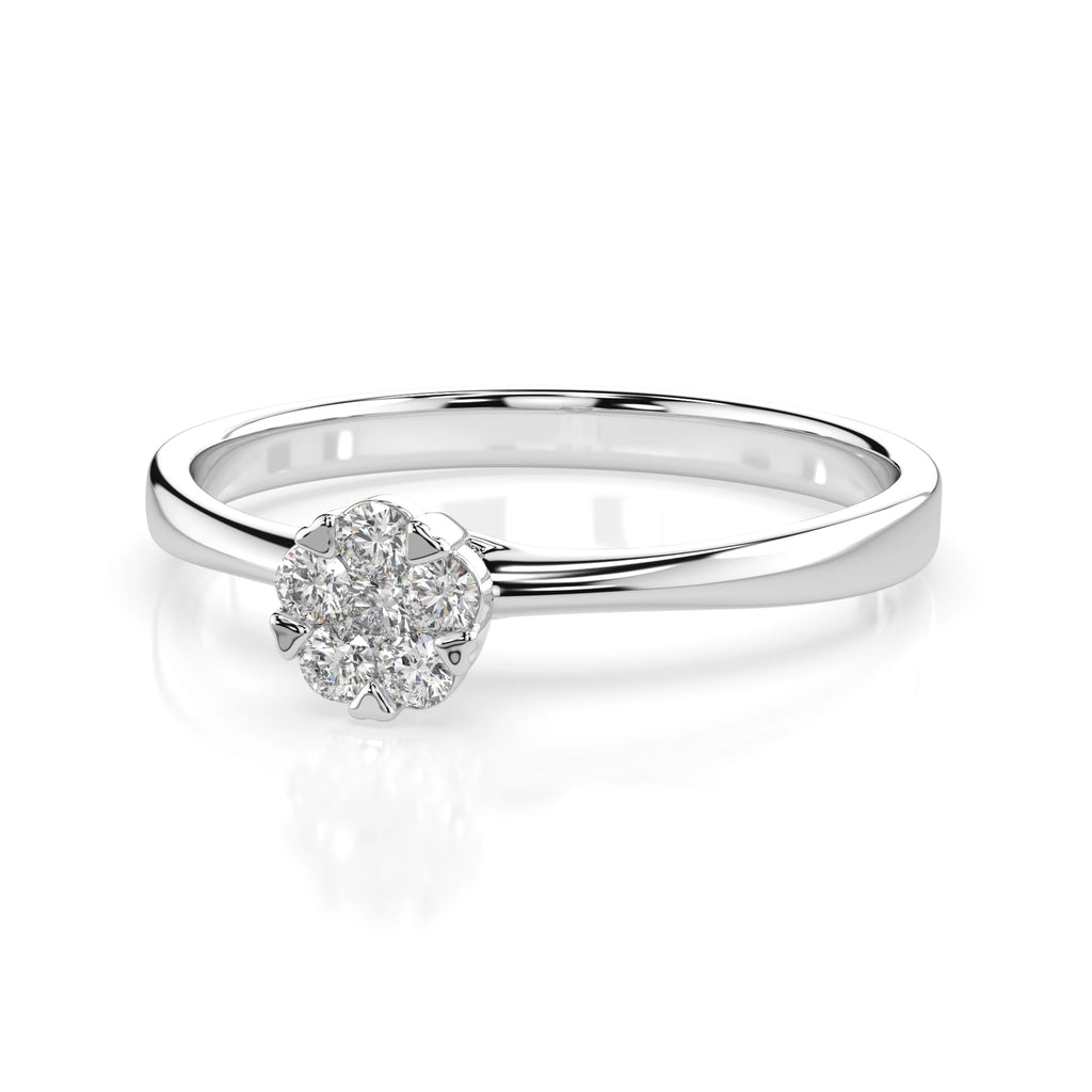 Illusion Ring (Round), 0.03 ct — 101-10015/1(2.0)