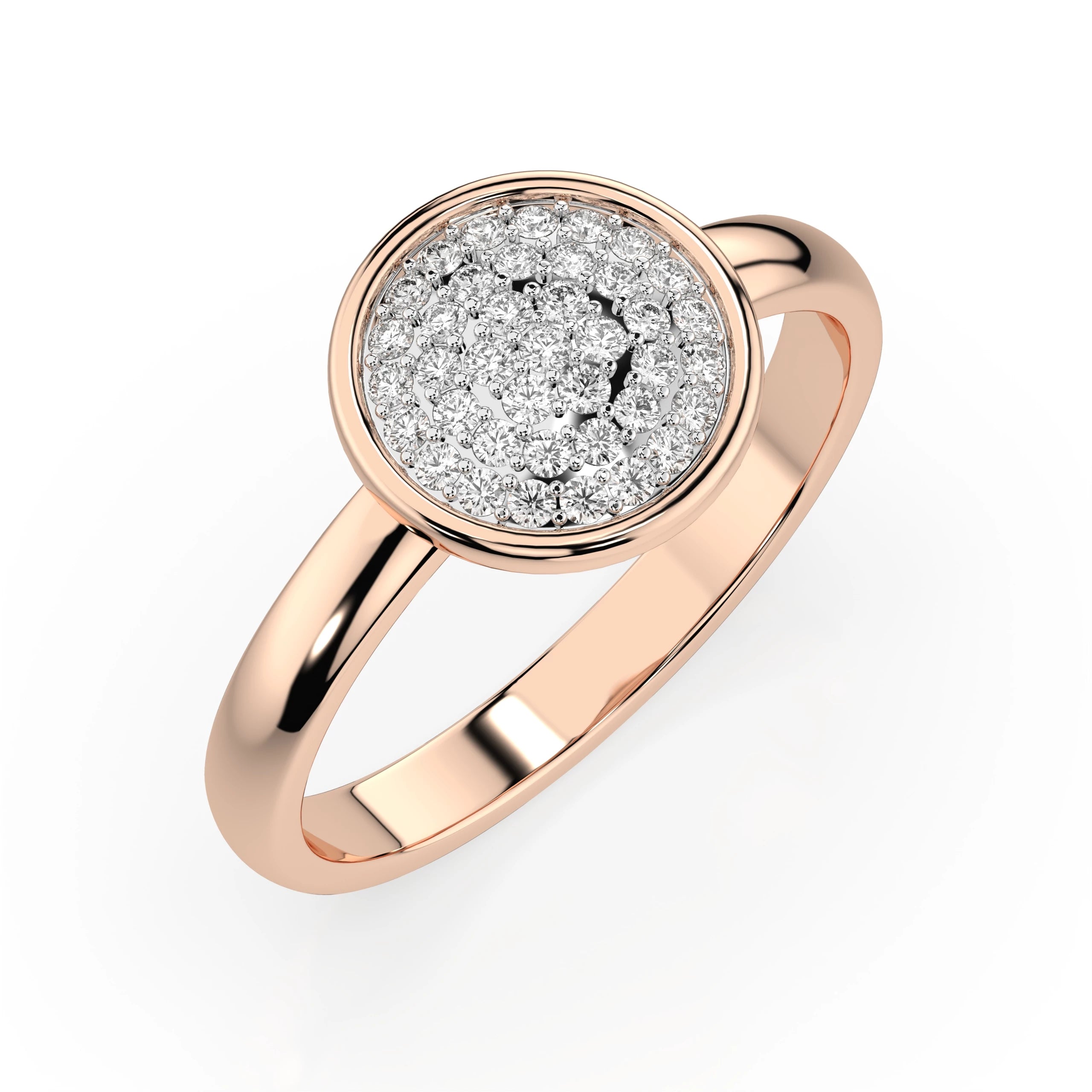 Illusion Ring (Round), 0.23 ct — 101-10068