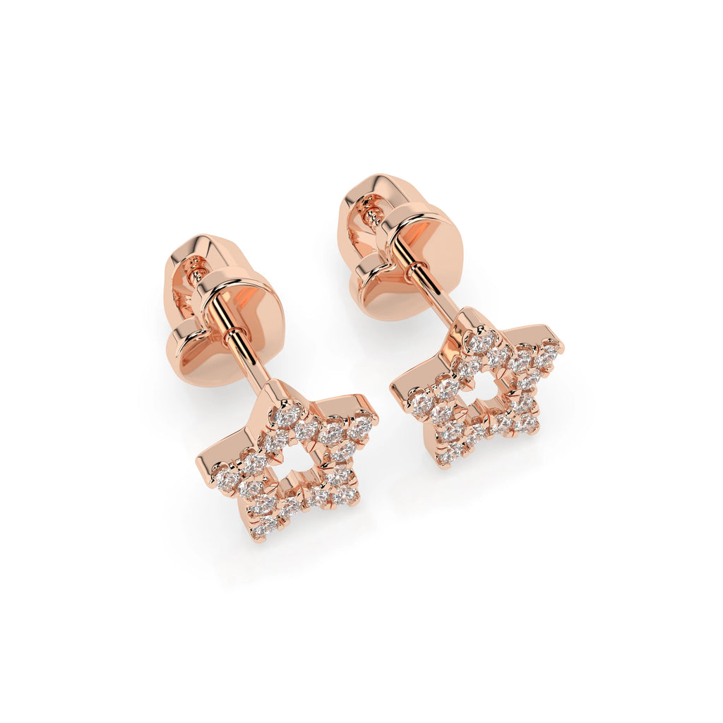 Minimalism Earring (Round), 0.18 ct — 102-10054