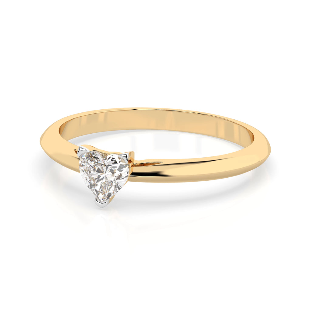 Solitaire Ring (Heart), 0.3 ct — 101-10190(0.30)HRT