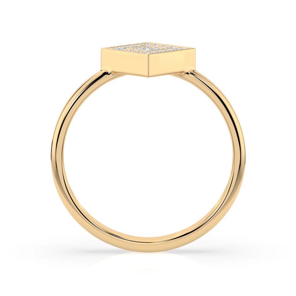 Illusion Ring (Round), 0.1 ct — 101-10074