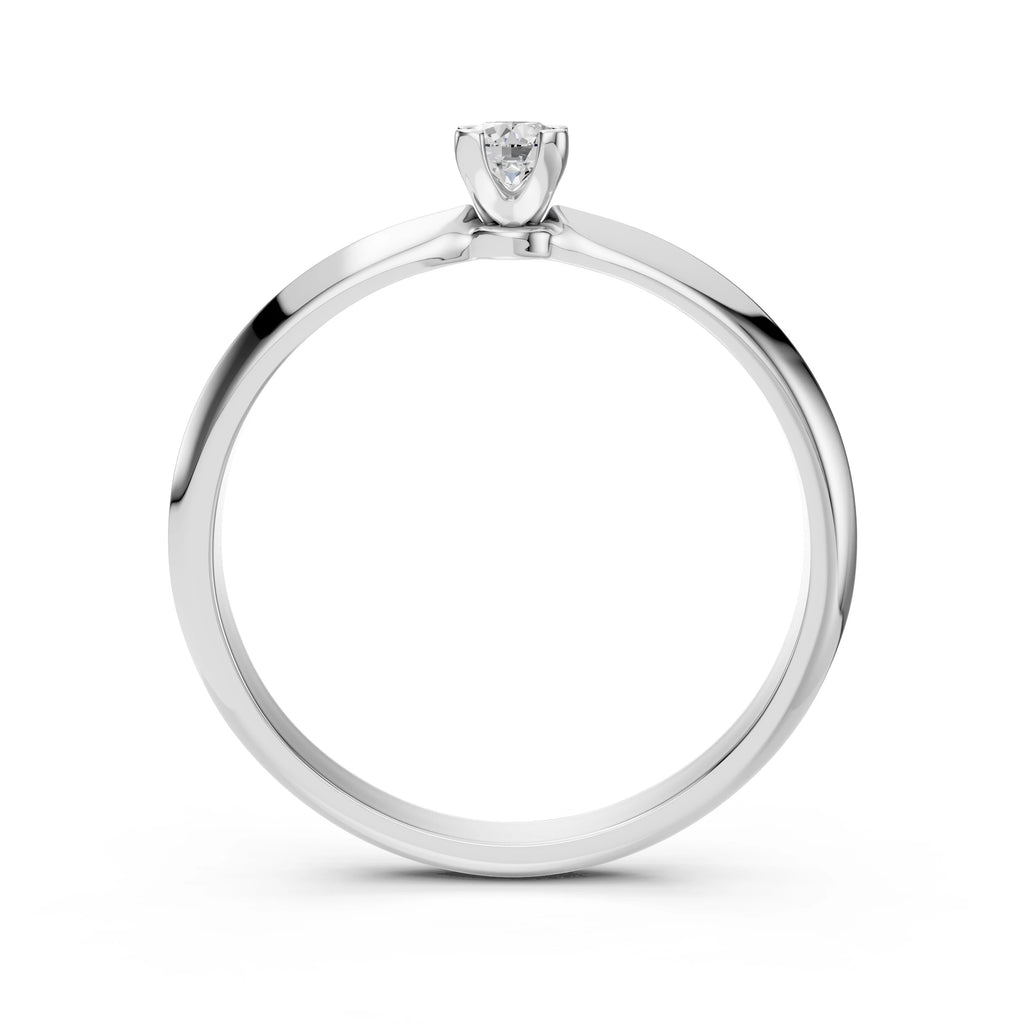 Solitaire Ring (Round), 0.15 ct — 101-10089(3.4)