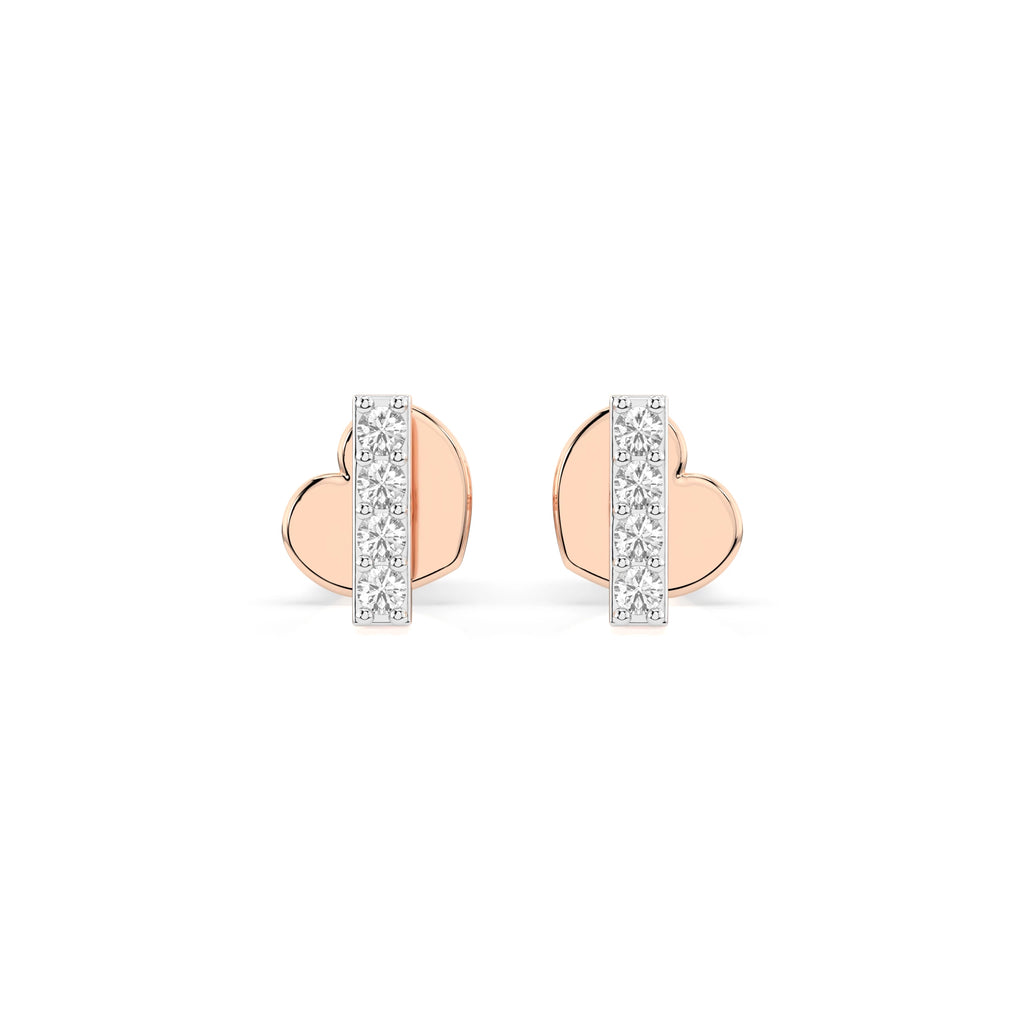 Minimalism Earring (Round), 0.08 ct — 102-10069