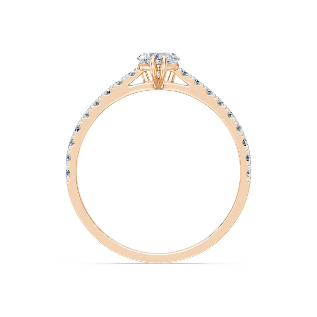 Solitaire Eternity Ring, 0.3 ct — 101-10191(0.30)HRT