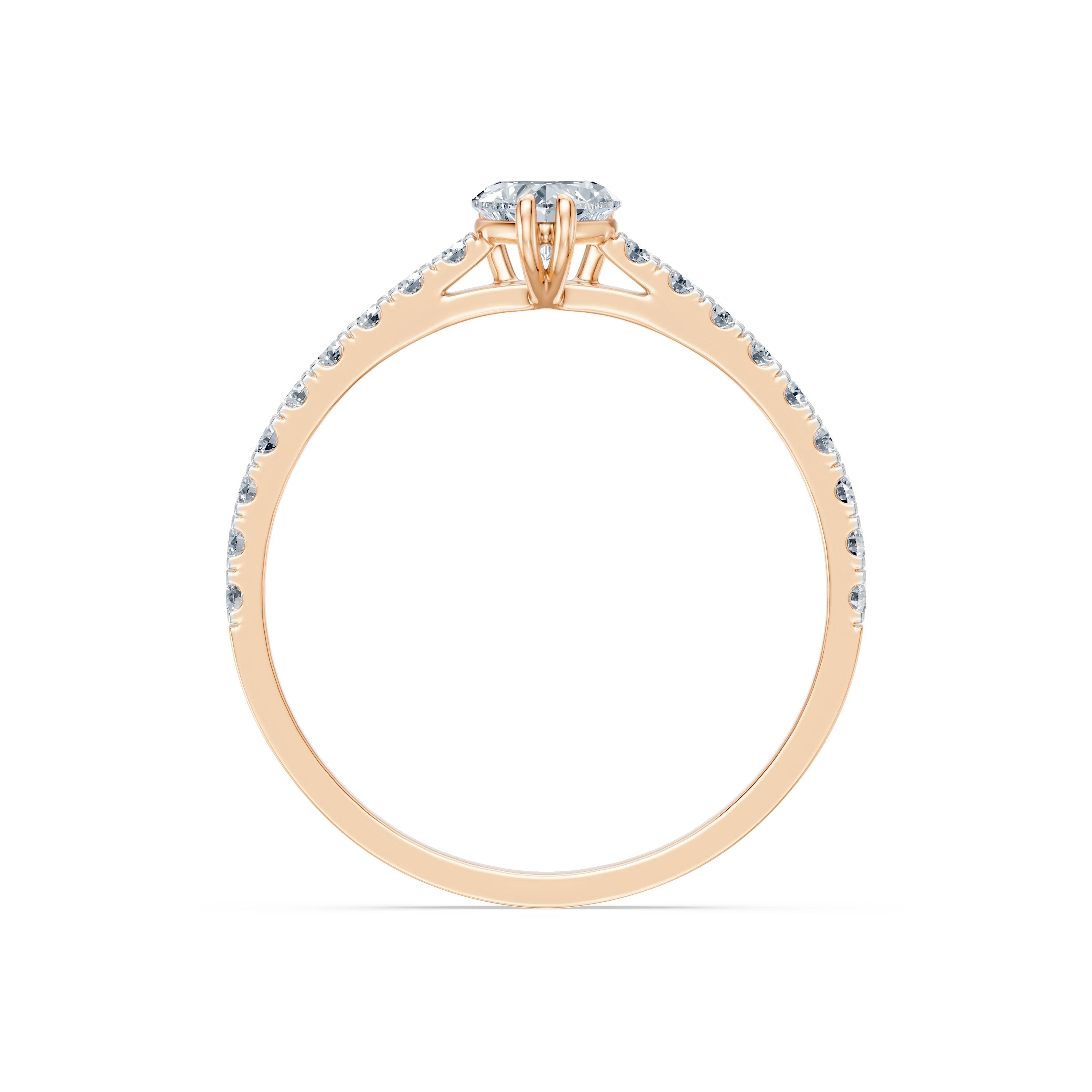 Solitaire Eternity Ring, 0.3 ct — 101-10191(0.30)HRT