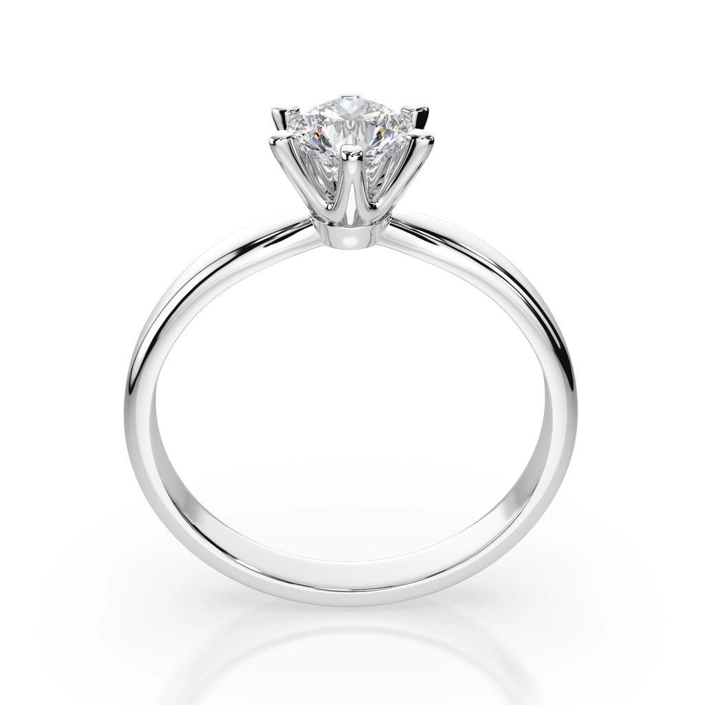 Solitaire Ring (Round), 0.5 ct — 101-10040(5.1)