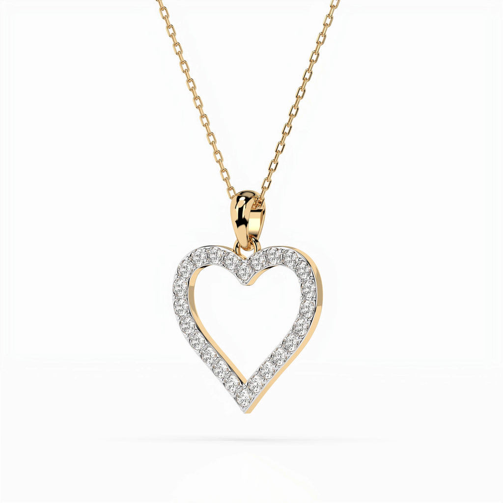 Minimalism Necklace (Round), 0.31 ct — 104-10060