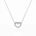 Minimalism Necklace (Round), 0.09 ct — 104-10051