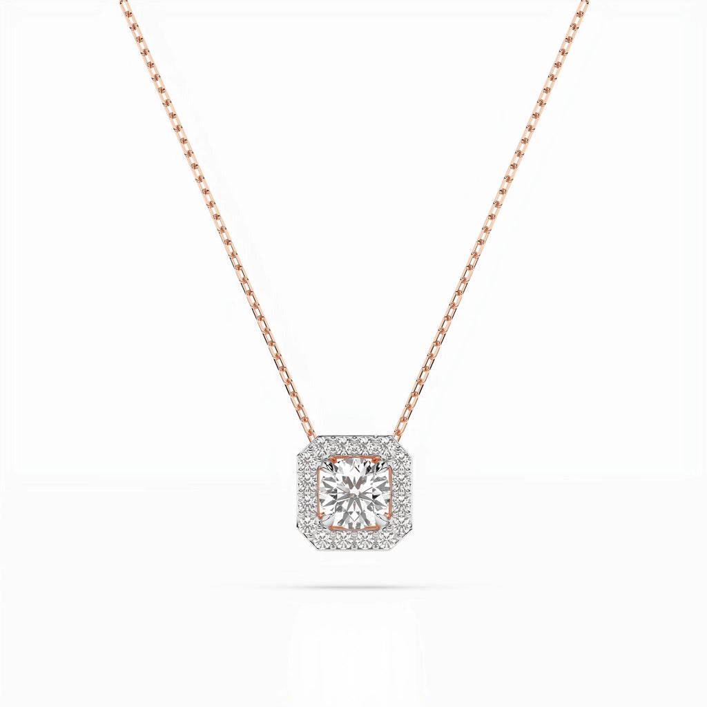 Solitaire Eternity Necklace (Round), 0.2 ct — 104-10042(3.7)
