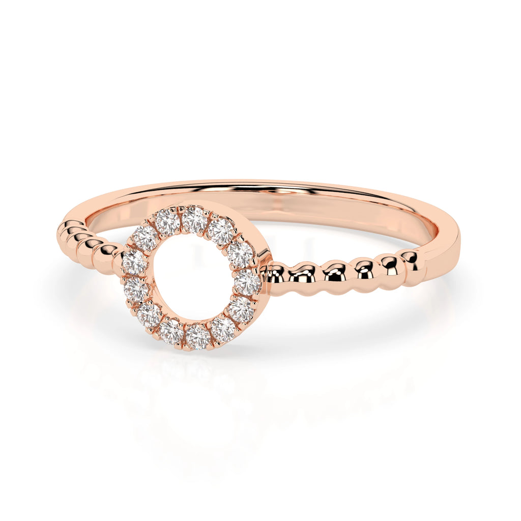 Minimalism Ring (Round), 0.08 ct — 101-10055