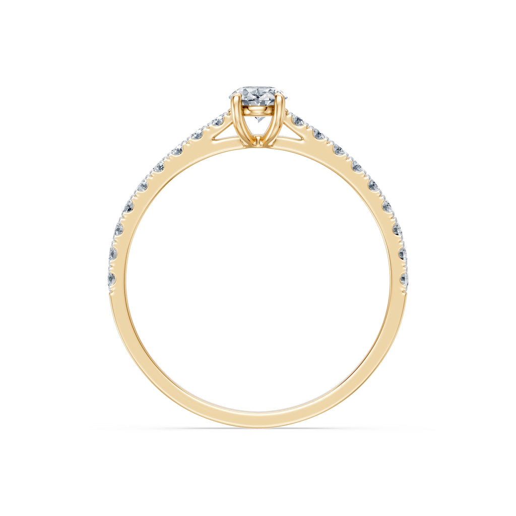 Solitaire Eternity Ring, 0.3 ct — 101-10191(0.30)OV