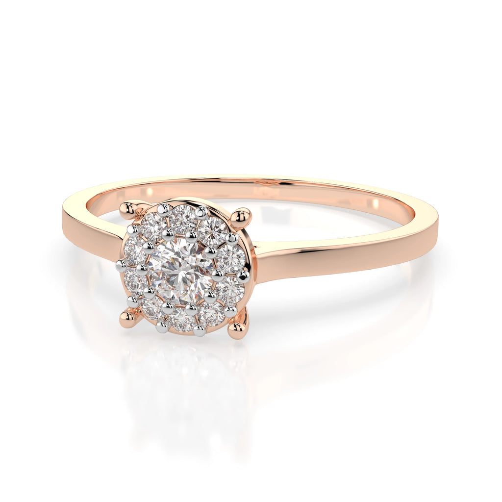 Solitaire Eternity Ring (Round), 0.1 ct — 101-10017/1(3.0)