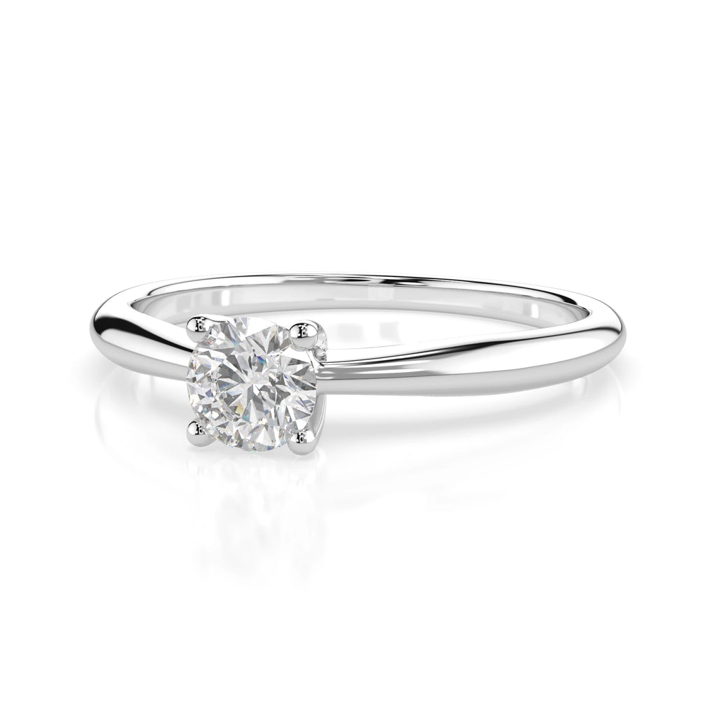 Solitaire Ring (Round), 0.35 ct — 101-10021(4.5)