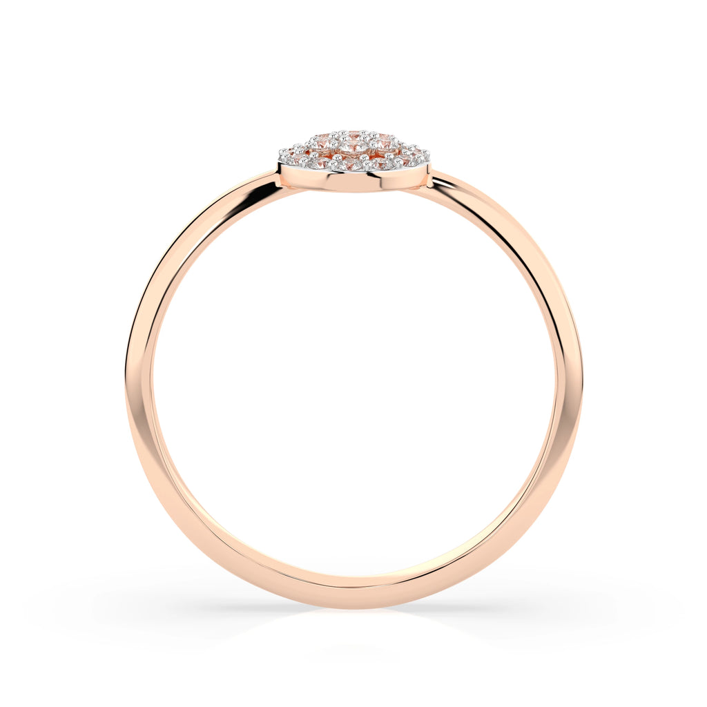 Illusion Ring (Round), 0.08 ct — 101-10072