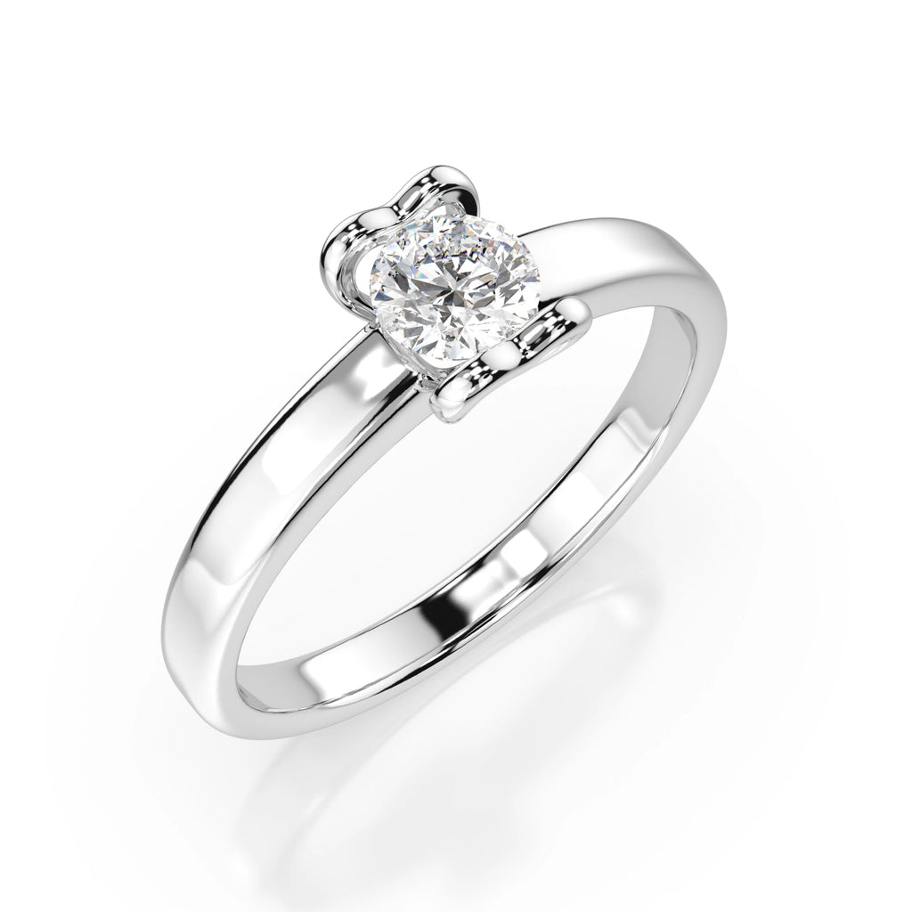 Solitaire Ring (Round), 0.3 ct — 101-10013(4.2)