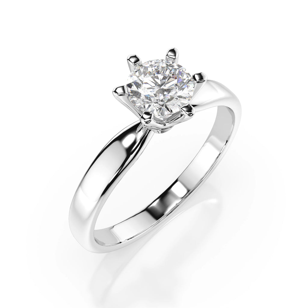 Solitaire Ring (Round), 0.5 ct — 101-10040(5.1)