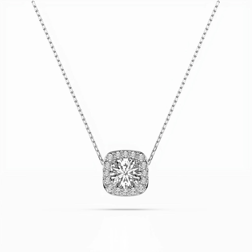 Solitaire Eternity Necklace (Round), 0.4 ct — 104-10057(4.7)