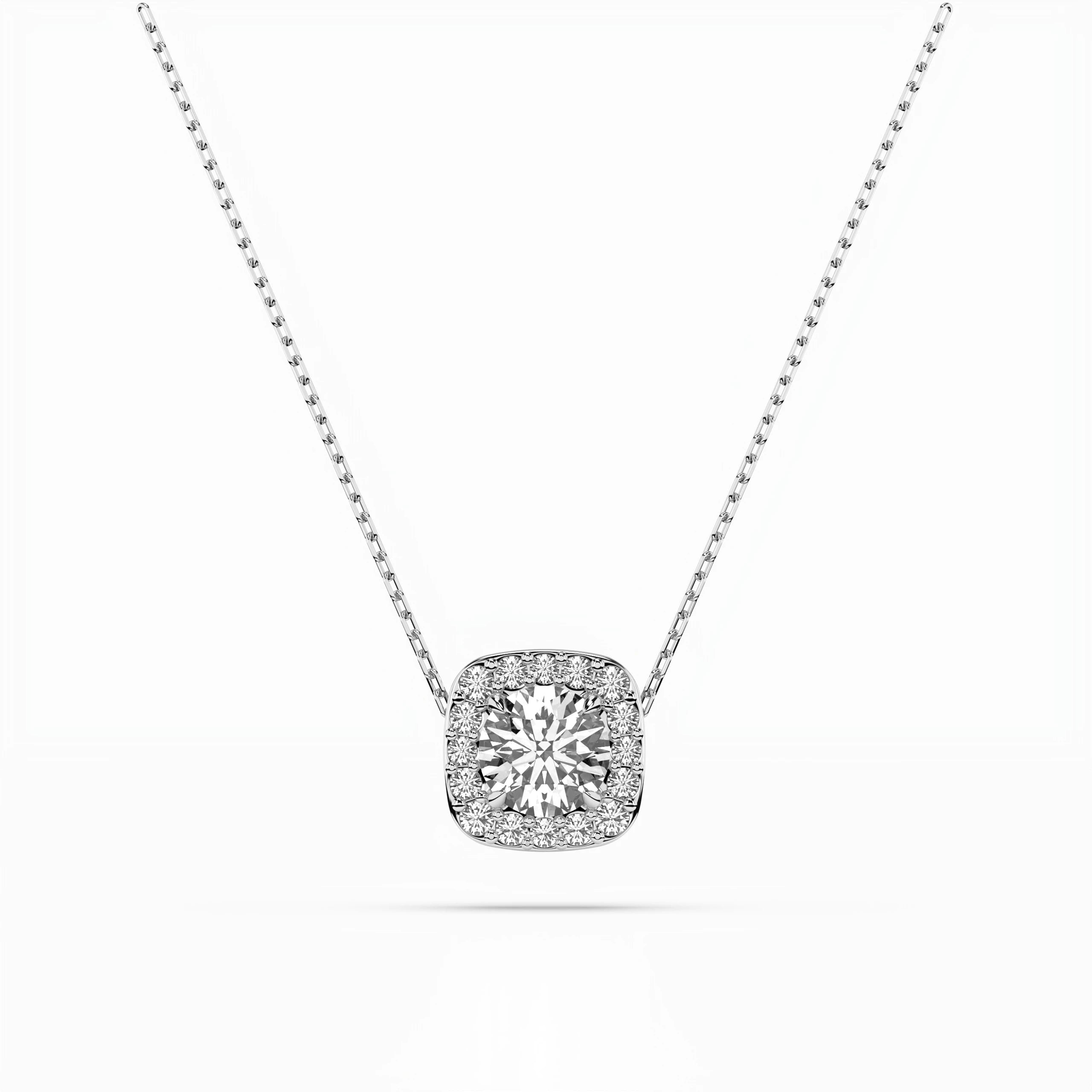 Solitaire Eternity Necklace (Round), 0.4 ct — 104-10057(4.7)