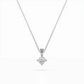 Solitaire Necklace (Round), 0.1 ct — 104-10011(3.0)