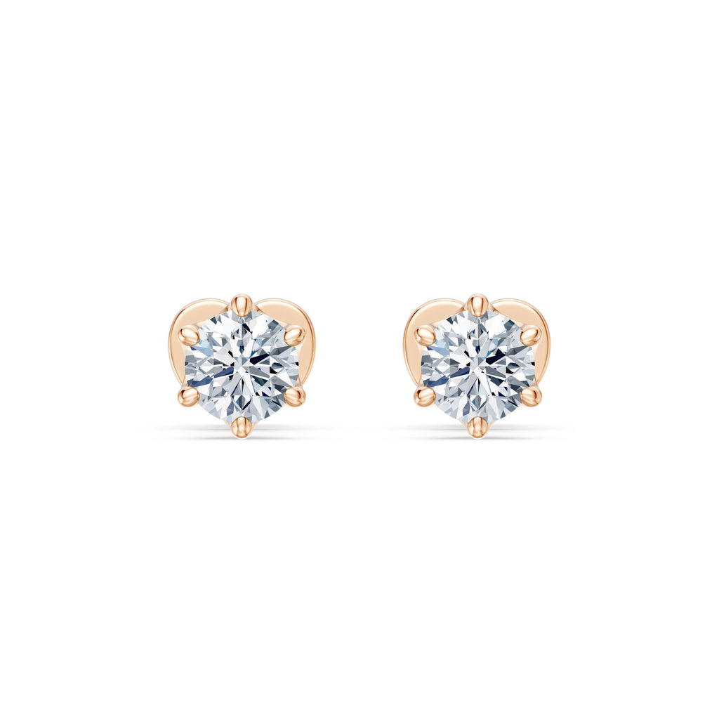 Solitaire Butterfly Earring, 0.6 ct — 102-10040/1(4.2)