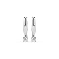 Solitaire English Lock Earring (Round), 0.12 ct — 102-10035(2.5)