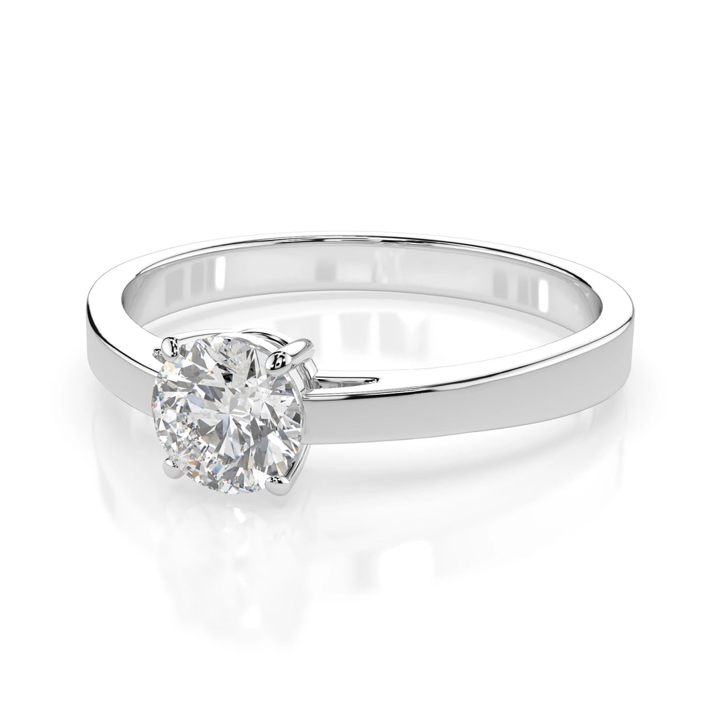 Solitaire Ring (Round), 0.5 ct — 101-10012/1(5.1)