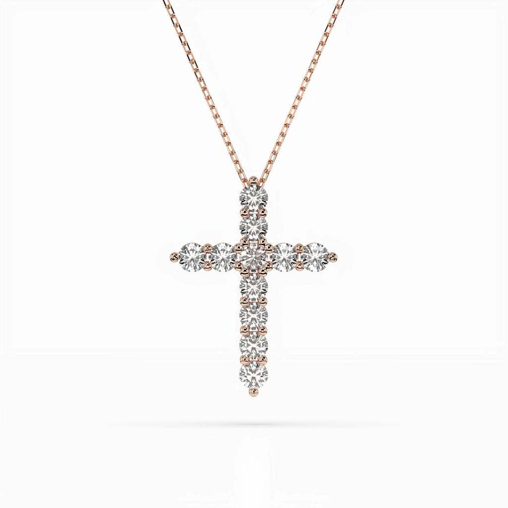 Minimalism Necklace (Round), 1.65 ct — 104-10039(3.4)