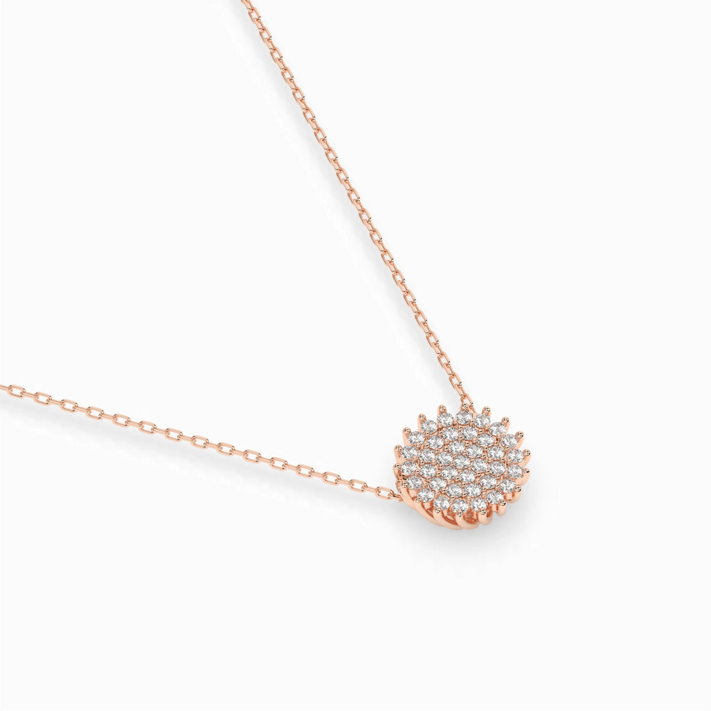 Illusion Necklace (Round), 0.15 ct — 104-10052