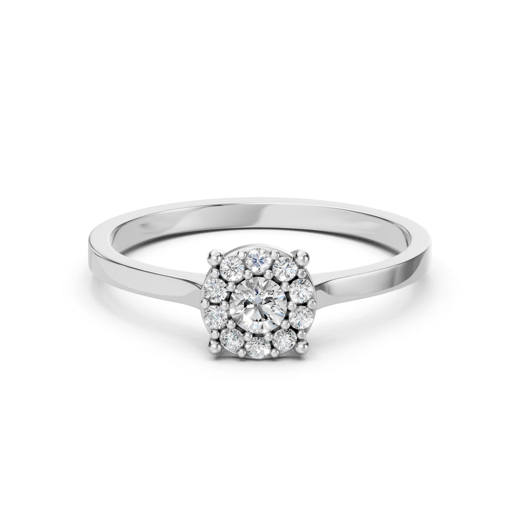 Solitaire Eternity Ring (Round), 0.15 ct — 101-10017/1(3.4)