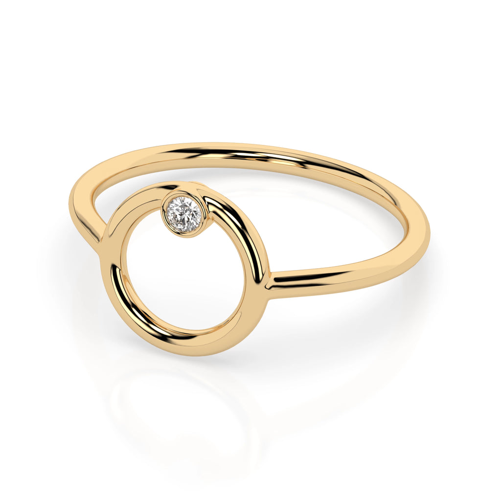 Minimalism Ring (Round), 0.03 ct — 101-10170
