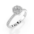 Illusion Ring (Round), 0.1 ct — 101-10015/4(3.0)