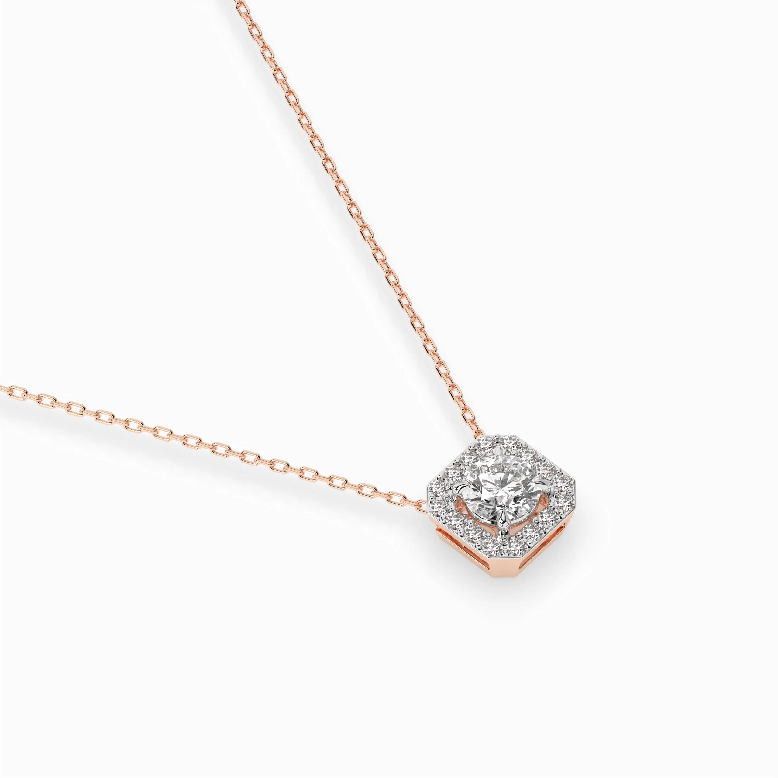 Solitaire Eternity Necklace (Round), 0.2 ct — 104-10042(3.7)