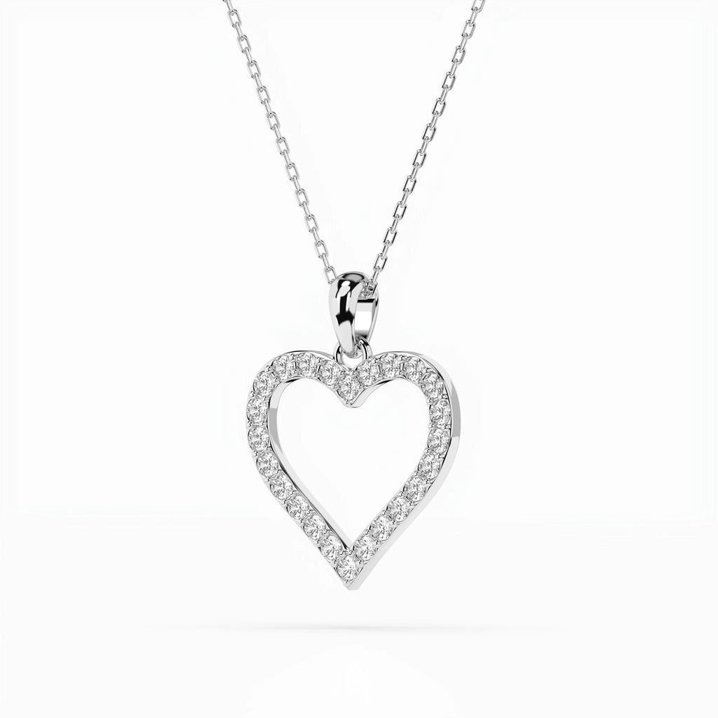 Minimalism Necklace (Round), 0.31 ct — 104-10060