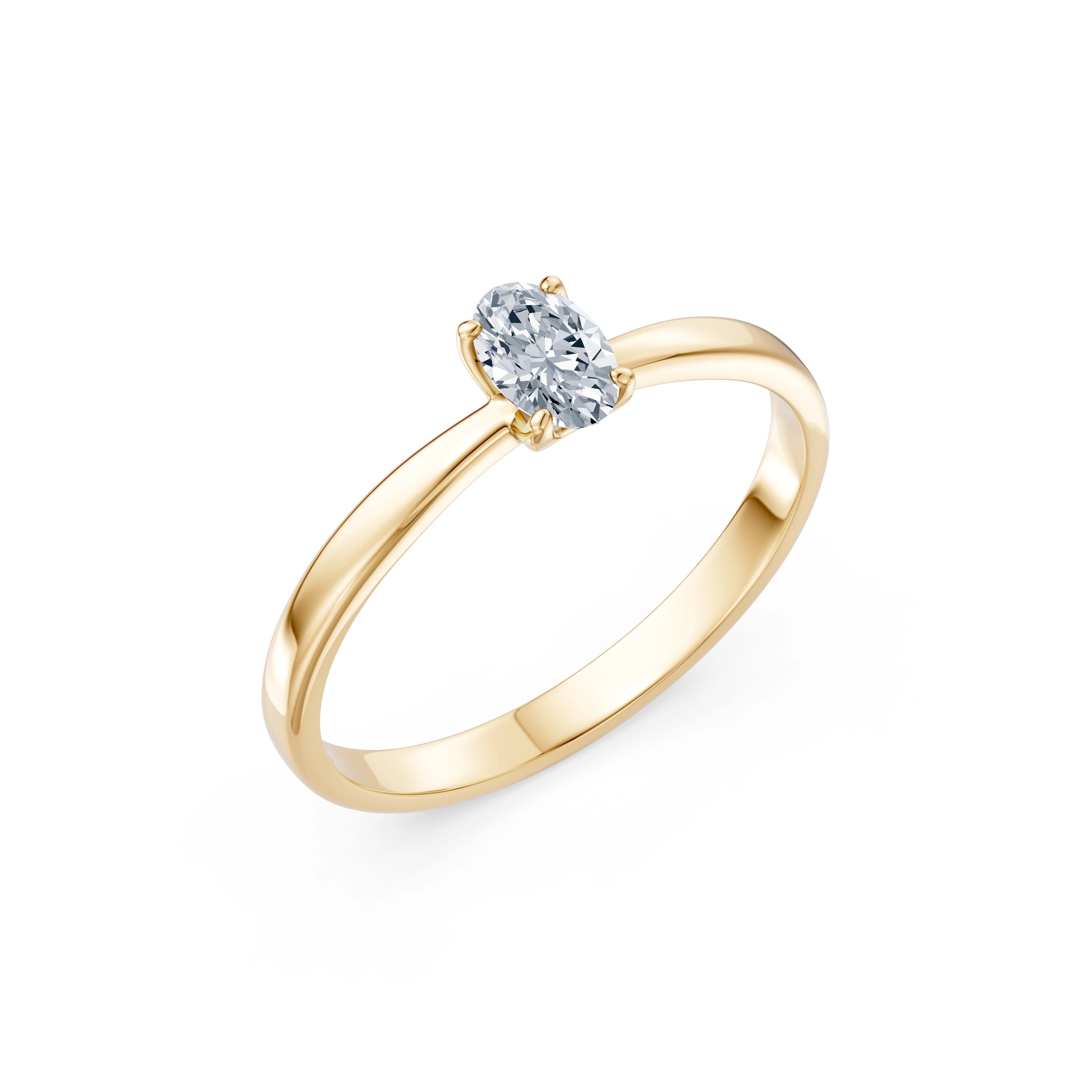 Solitaire Ring, 0.3 ct — 101-10194(0.30)OV